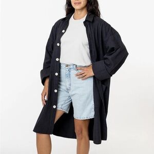 Los Angeles Apparel Mid-Length Lab Coat